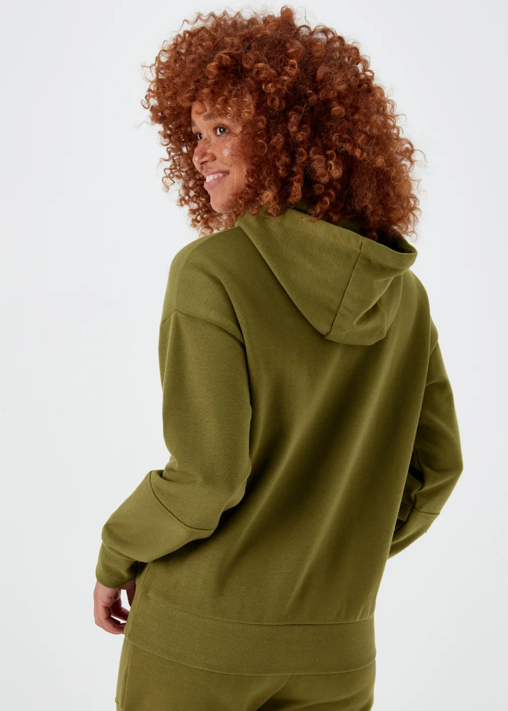 Papaya Petite Green Co-Ord Hoodie - Small Image 2