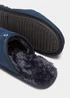 Navy Real Suede Mule Slippers - Size 6 Image 2