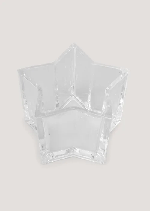 Glass Star Shape Dish (6.5cm x 9cm x 7cm) Image 1