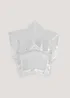 Glass Star Shape Dish (6.5cm x 9cm x 7cm) Image 1