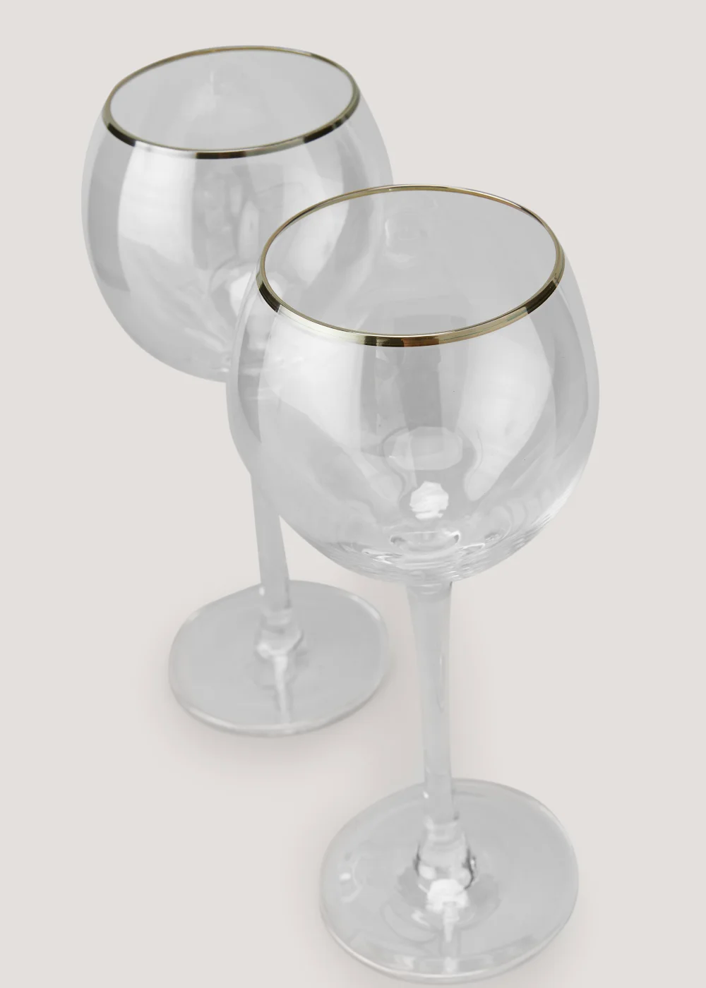 2 Pack Lustre Wine Glasses (19cm x 7.5cm) Image 2