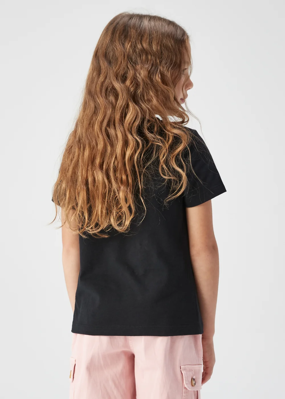 Kids Black Barbie Sparkle T-Shirt (4-10yrs) - Age 4 Years Image 2