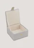 Grey PU Small Jewellery Box Image 2