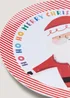 Kids Santa Slogan Christmas Plate (23cm) Image 2