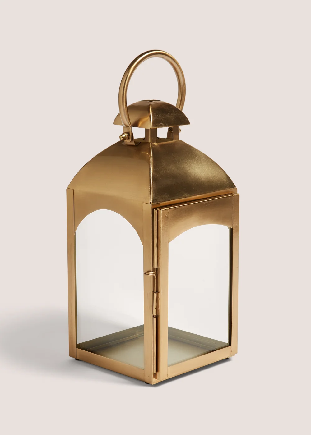 Gold Small Lantern (13cm x 12cm x 31cm) Image 1