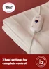 Silentnight White Comfort Control Electric Blanket - King Image 3