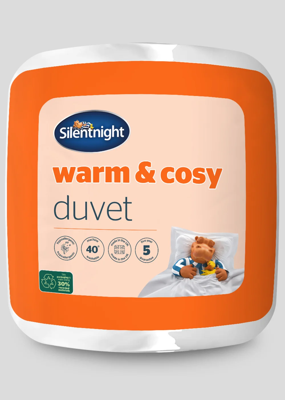 Silentnight White Warm & Cosy Duvet (13.5 Tog) - Single Image 1