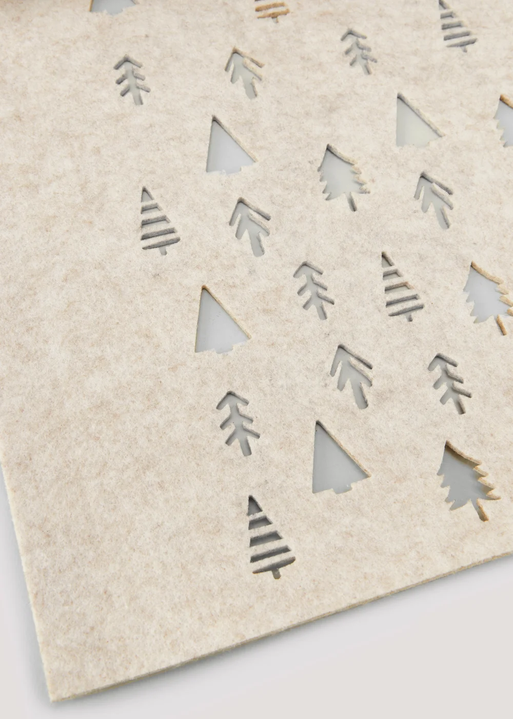 Natural Felt Christmas Tree Runner (200cm x 30cm) Image 2