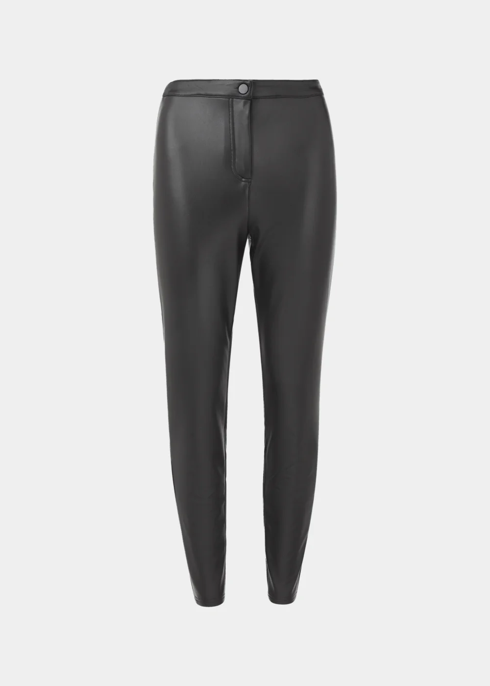 Jessie Black PU Trousers - Size 8 Image 5