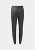 Jessie Black PU Trousers - Size 8 Image 5