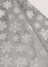 Grey Snowflake Runner (225cm x 35cm) Image 2