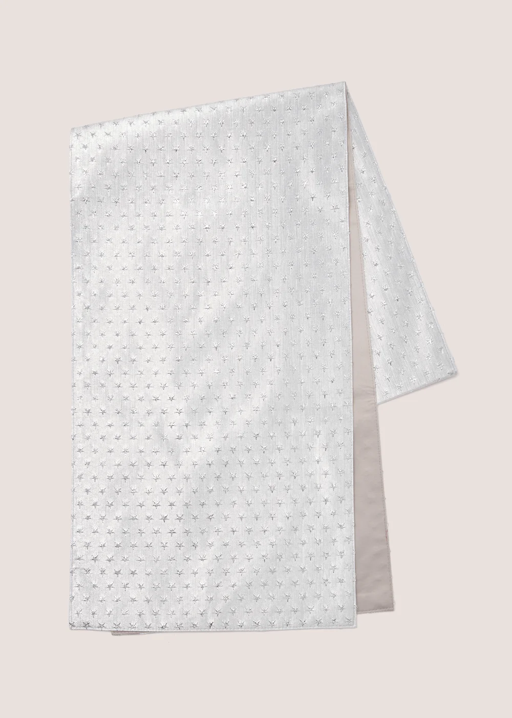 Silver Glitz Christmas Runner (225cm x 35cm) Image 1