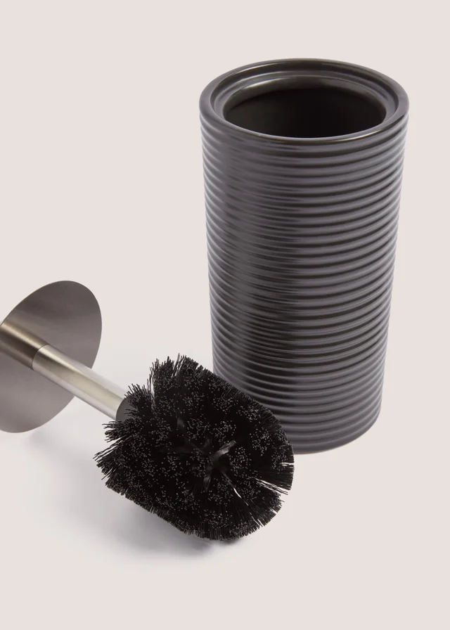 Black Ceramic Toilet Brush