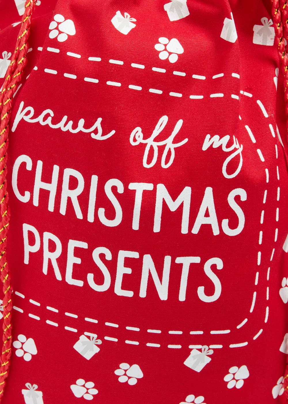 Red Christmas Pet Sack (44cm x 31cm x 2cm) Image 2