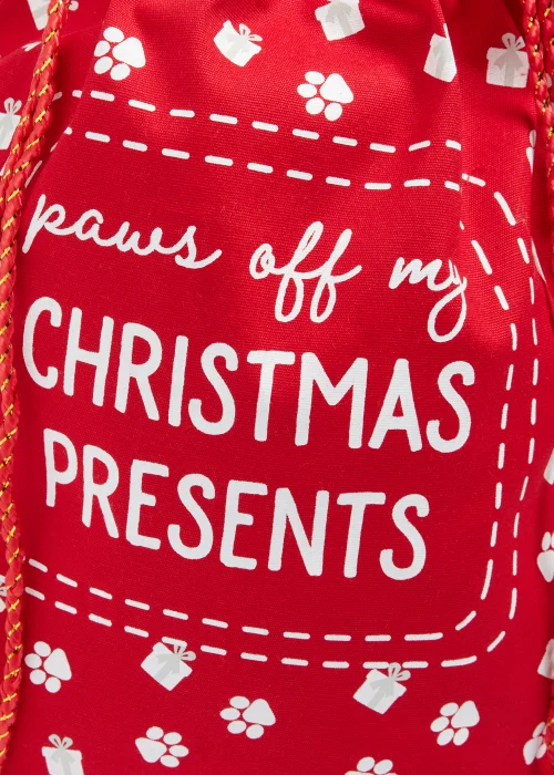 Red Christmas Pet Sack (44cm x 31cm x 2cm) Image 2