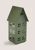 Green Medium House Lantern (8cm x 9cm x 18cm) Image 1