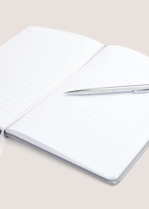 Grey Cat Notebook & Pen Set (22cm x 15.5cm x 1.5cm) Image 2