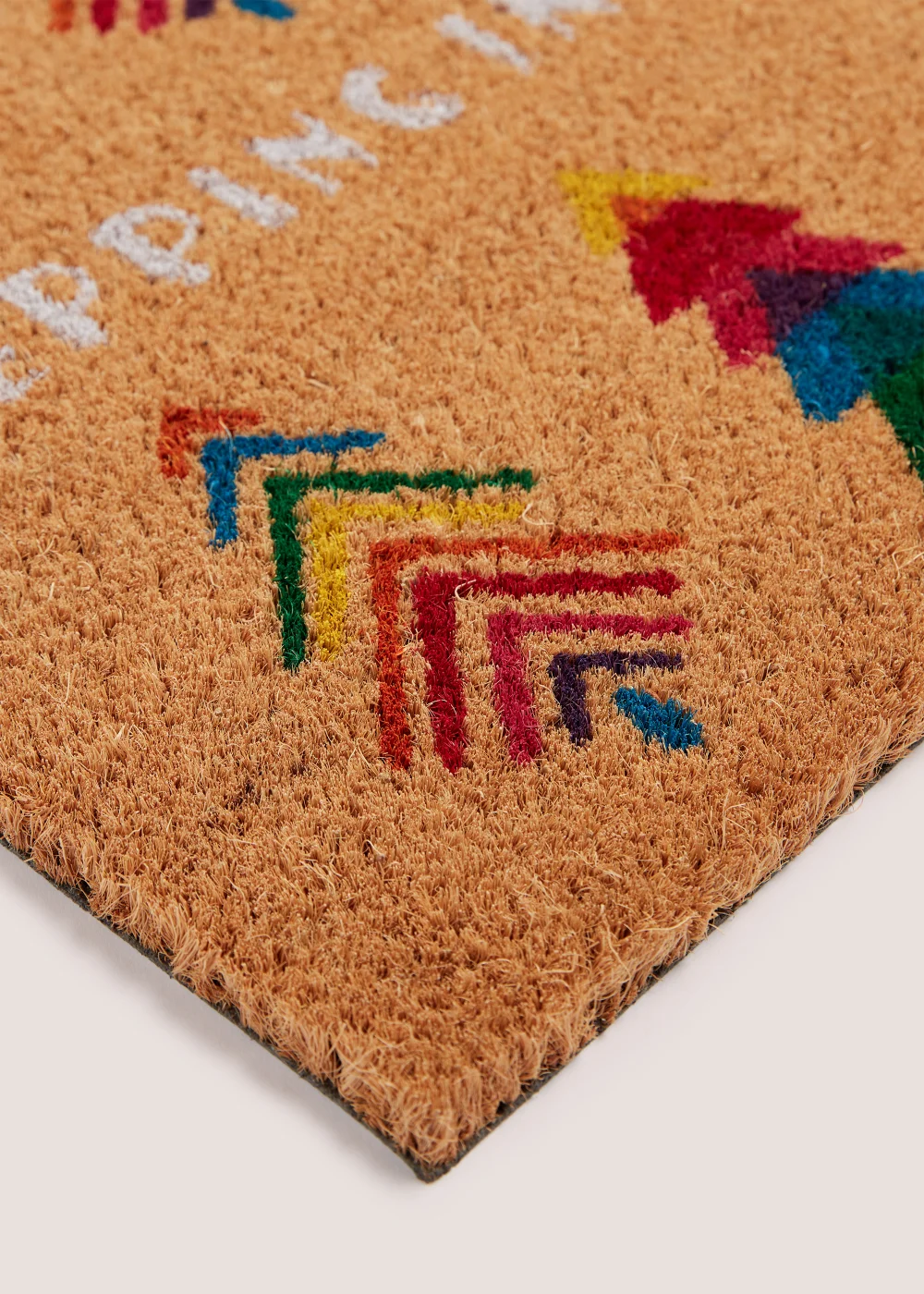 Rainbow Christmas Tree Slogan Doormat (60cm x 40cm) Image 2