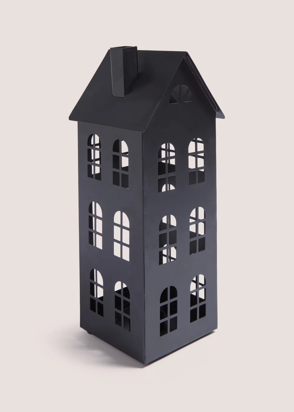 Black Large House Lantern Image 1
