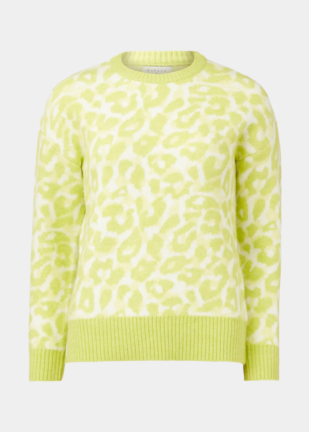 Lime Animal Print Jumper - XS Image 5