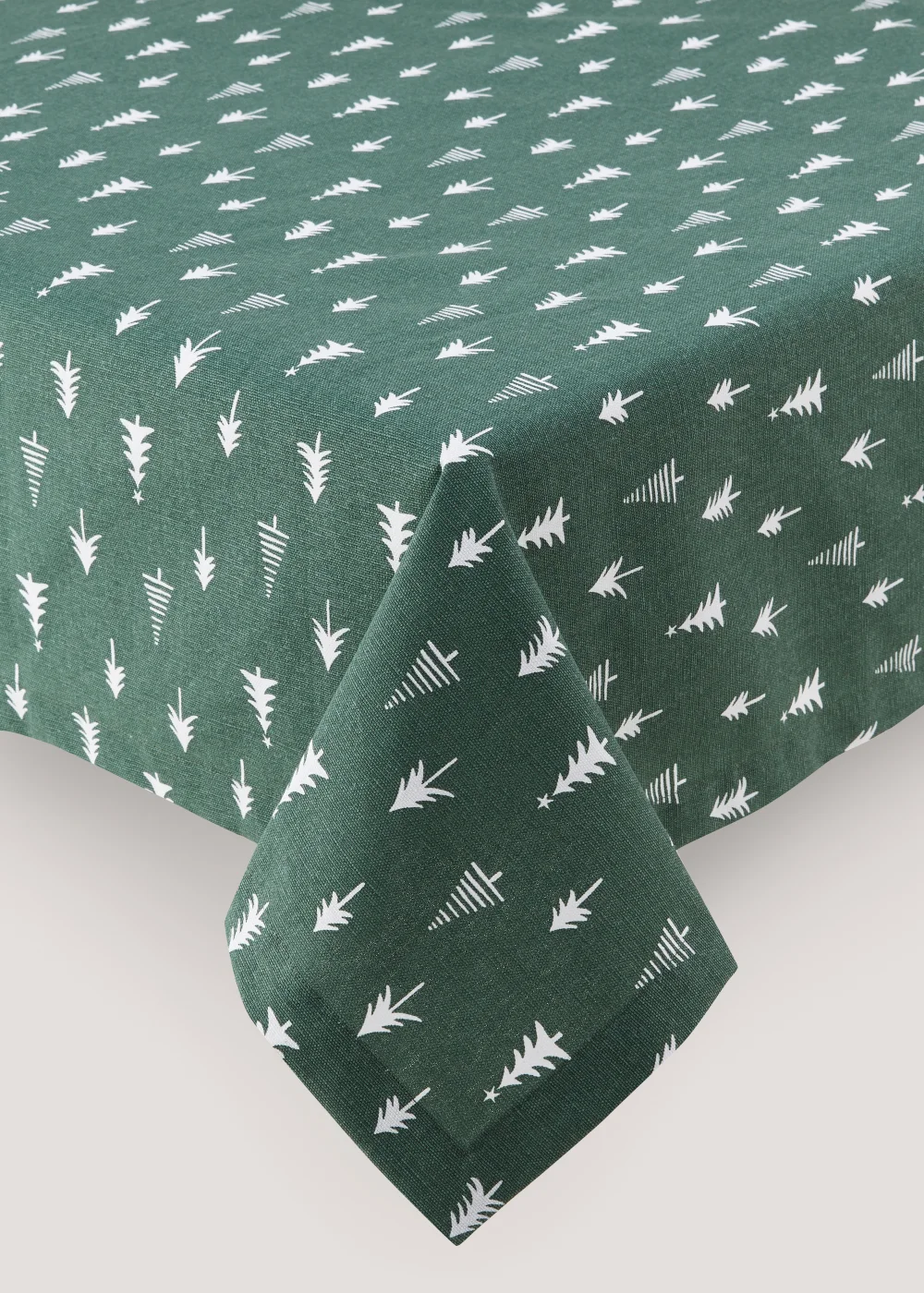 Green Christmas Tree Tablecloth (137cm x 200cm) Image 1