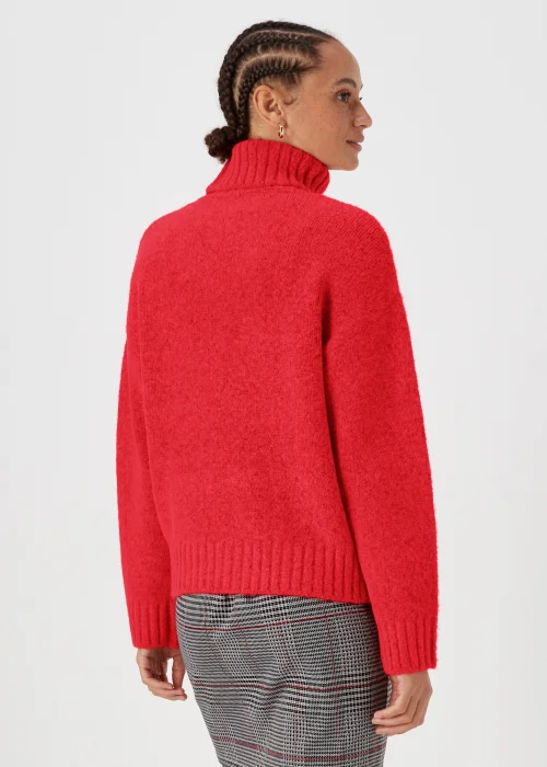 Red Roll Neck Jumper - XS Image 2