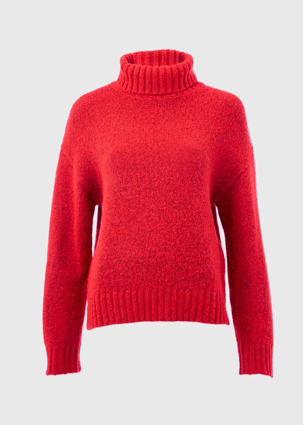 Red Roll Neck Jumper - XS Image 5