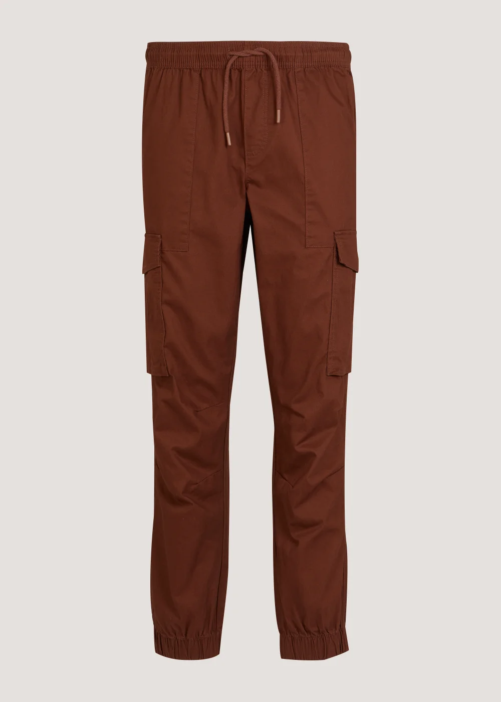 Red Cuffed Slim Fit Cargo Trousers - Extra small Image 5