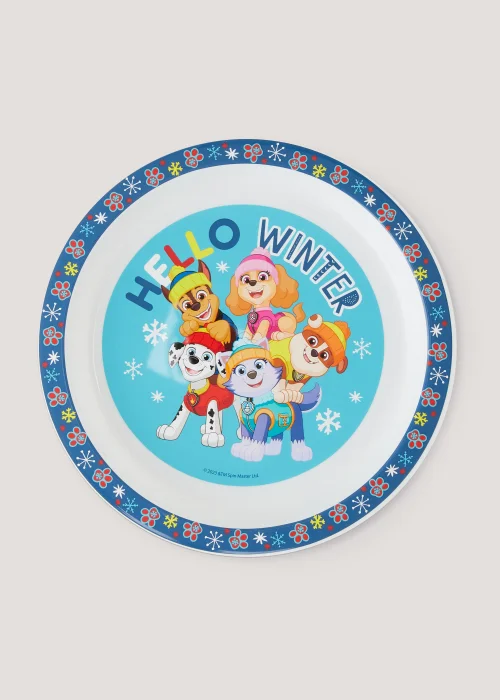 Kids Paw Patrol Christmas Plate (21cm) Image 1