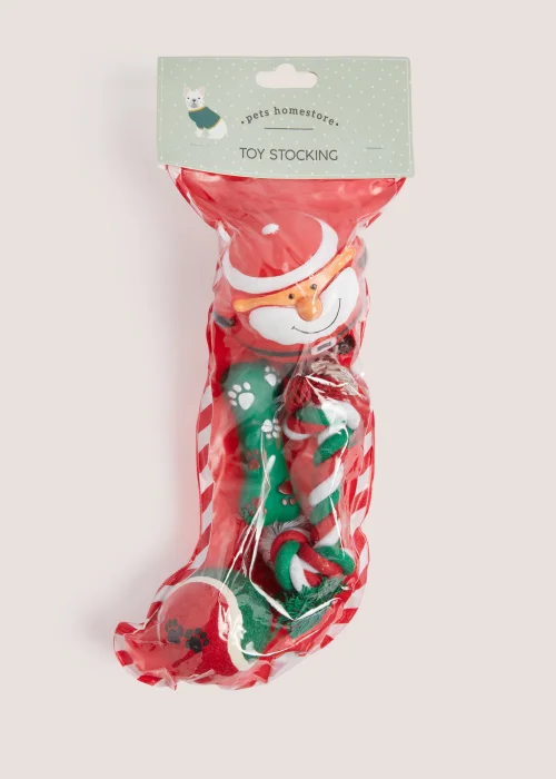 Christmas Pet Toy Stocking (38.5cm x 14.5cm x 6.5cm) Image 1