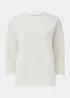 Cream Chenille Crewneck Top - Small Image 5