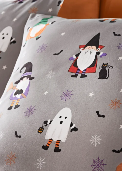 Grey Halloween Gonk Duvet Cover - Double Image 3