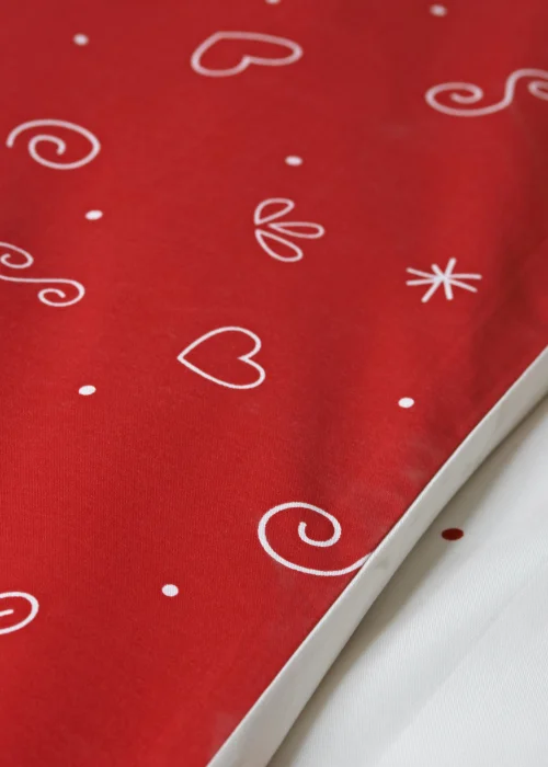 White & Red Gingerbread People Duvet Cover - Single Image 2