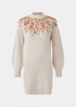 Oatmeal Sequin Yoke Tunic Dress - XS Image 5