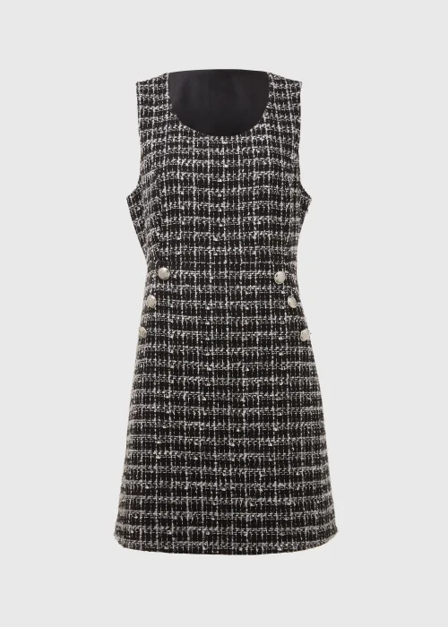 Et Vous Black Textured Tunic Slip Dress - 8 Image 5