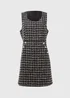Et Vous Black Textured Tunic Slip Dress - 8 Image 5