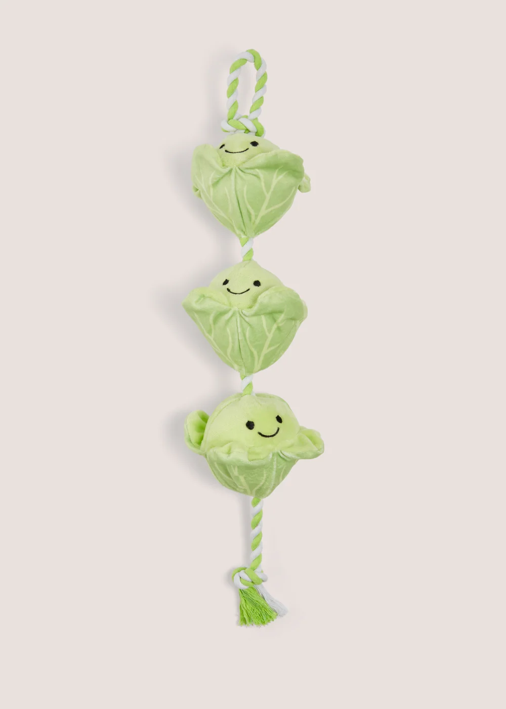 Sprouts on Rope Christmas Pet Toy (55cm x 11cm x 9cm) Image 1