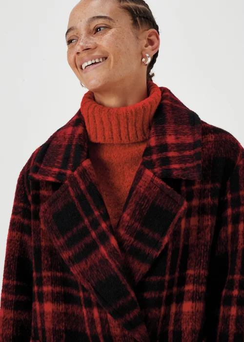 Red Check Overcoat - 8 Image 3