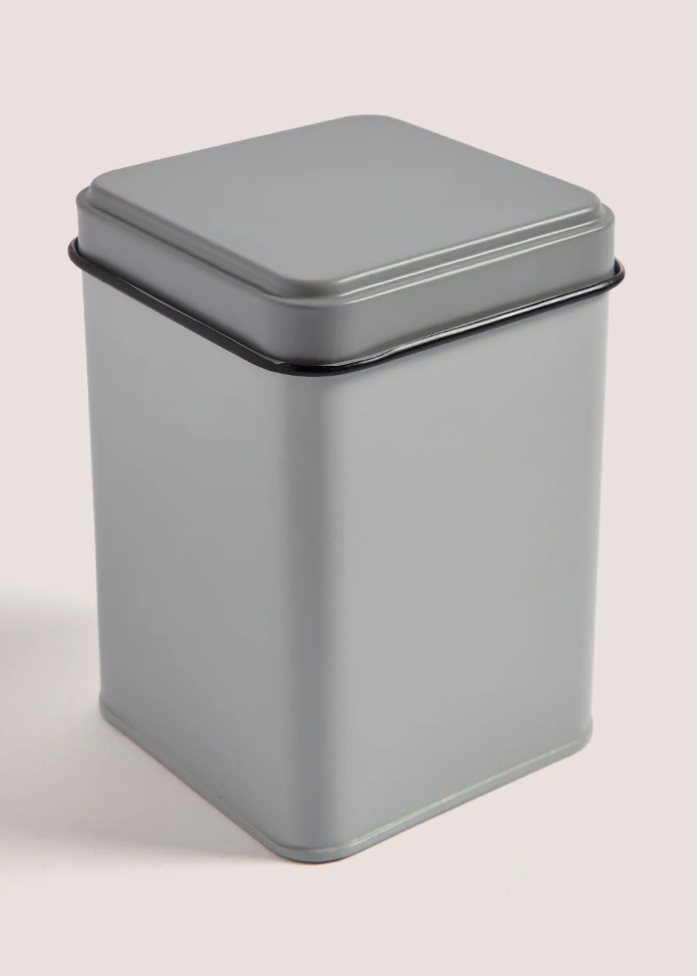 Grey Small Two Tone Tin (14cm x 10.5cm) Image 1