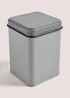 Grey Small Two Tone Tin (14cm x 10.5cm) Image 1