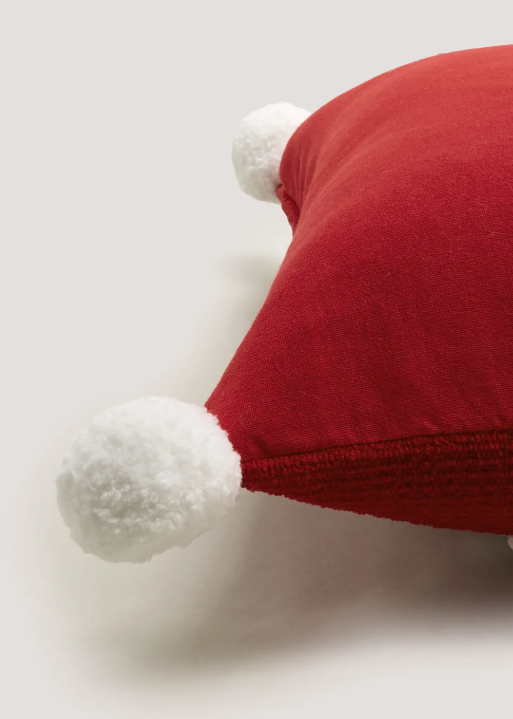 Red Tufted Snowflake Cushion (43cm x 43cm) Image 2