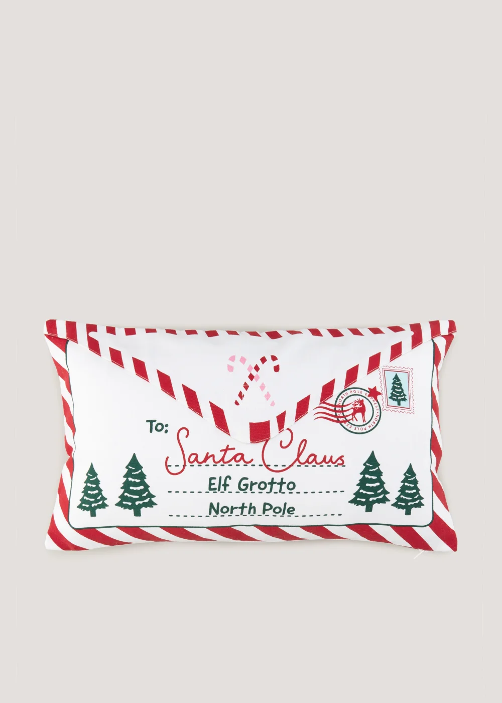 Letter to Santa Christmas Cushion (30cm x 50cm) Image 1