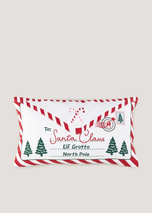 Letter to Santa Christmas Cushion (30cm x 50cm) Image 1