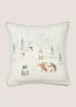 Animal Print Christmas Cushion (43cm x 43cm) Image 1