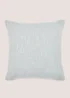 Blue Marl Textured Cushion (43cm x 43cm) Image 1
