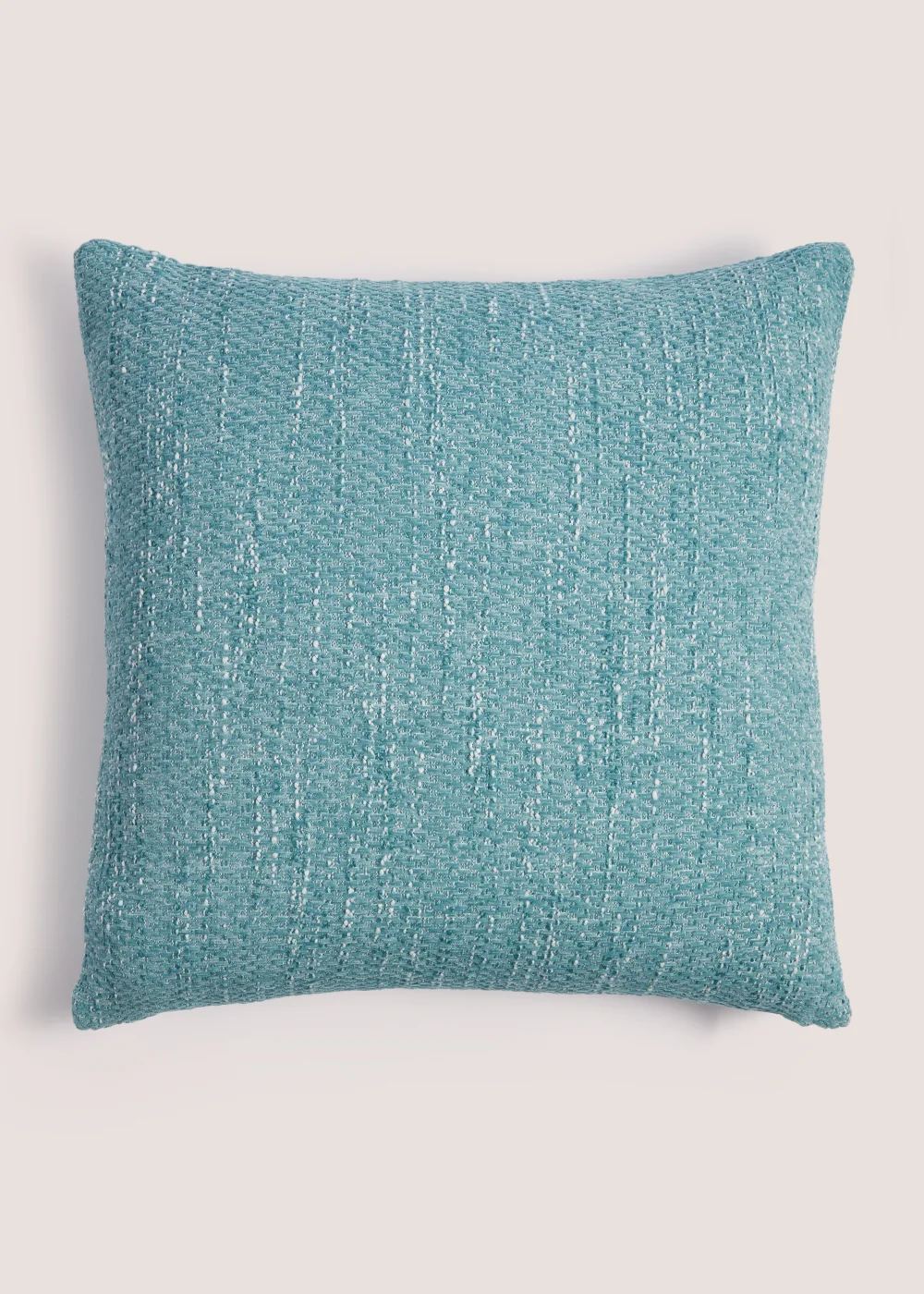 Teal Marl Chenille Cushion (43cm x 43cm) Image 1