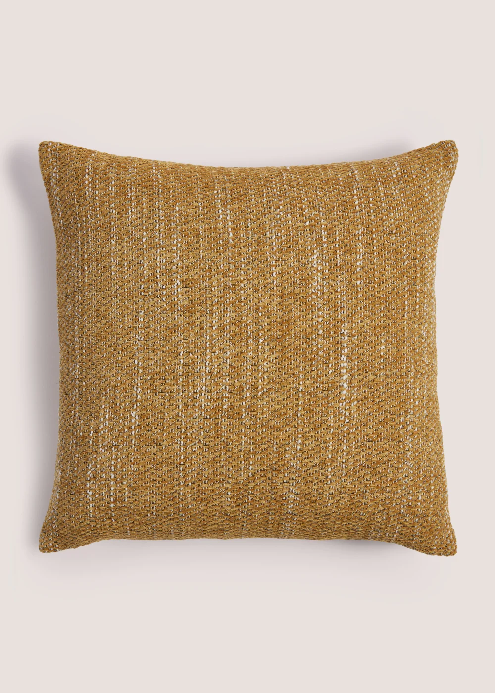 Yellow Marl Chenille Cushion (43cm x 43cm) Image 1