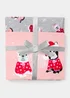 Pink Bulldog Print Jersey Pyjama Set - Extra small Image 4