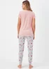 Pink Bulldog Print Jersey Pyjama Set - Extra small Image 2