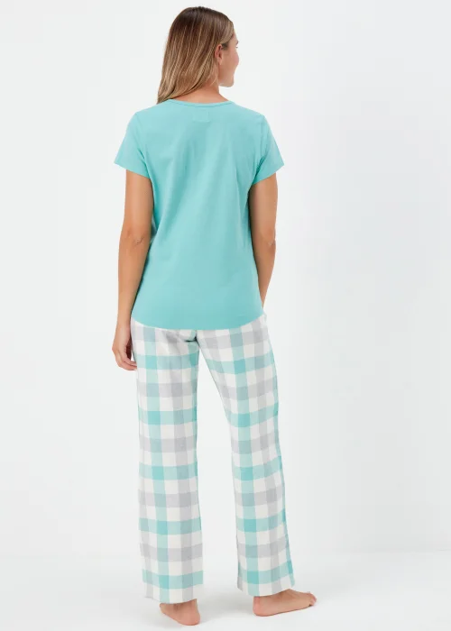 Aqua Duvet Days Check Bundle Pyjama Set - Extra small Image 2